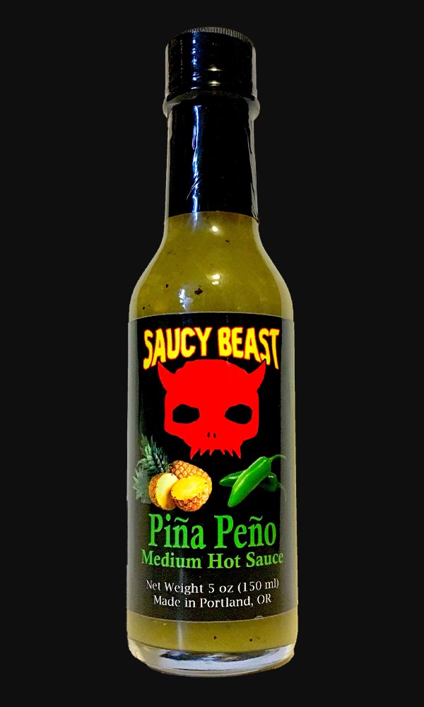 Saucy Beast Pina Peno hot sauce